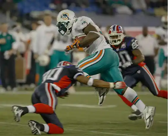 Great heatup in match between Miami dolphins vs Buffalo Bills
