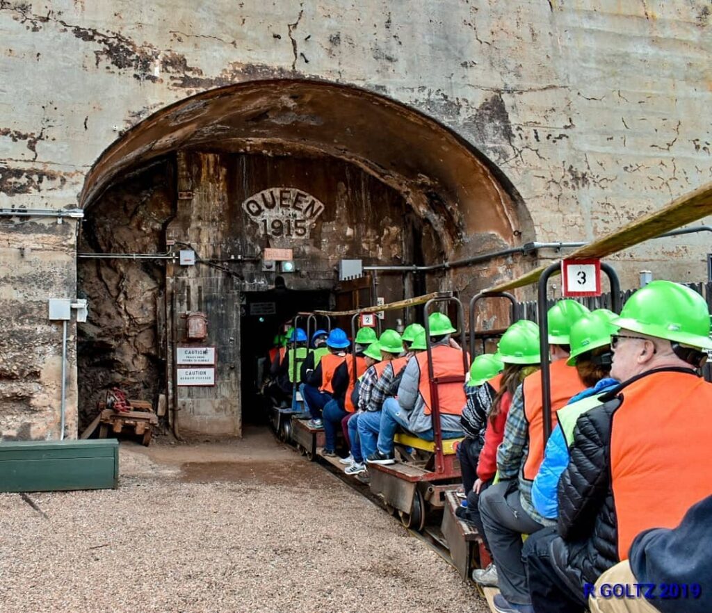 Queen Mine Tour Bisbee AZ beautiful mine