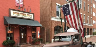 Historic downtown Staunton VA featuring the best things to do in Staunton VA