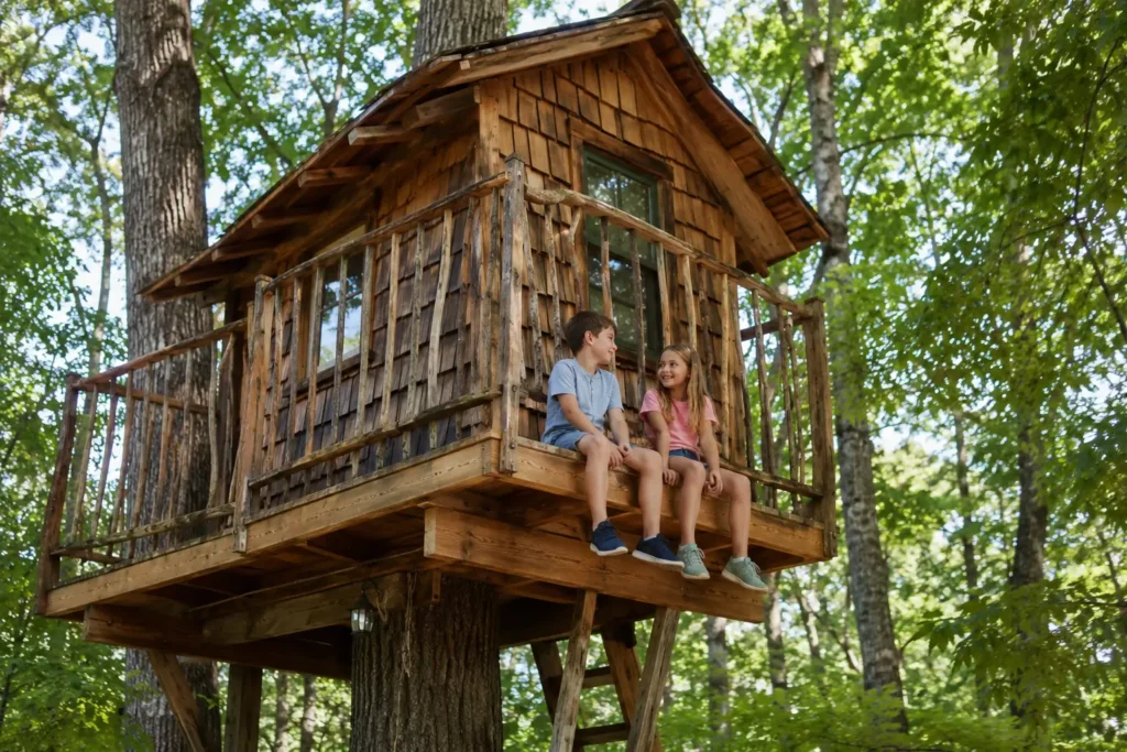 Treehouses, geodesic domes, and luxury bell tents 