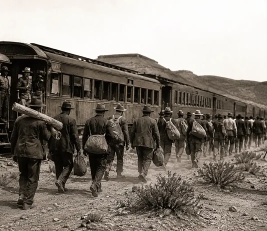 The Bisbee Deportation of 1917: What Really Happened and Why It Matters Bisbee Deportation 1917 – miners being forcibly deported during Arizona labor strike.