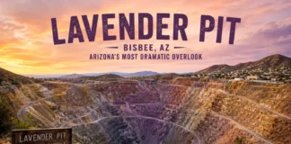 Lavender Pit Bisbee AZ most beautiful place to visit in Arizona
