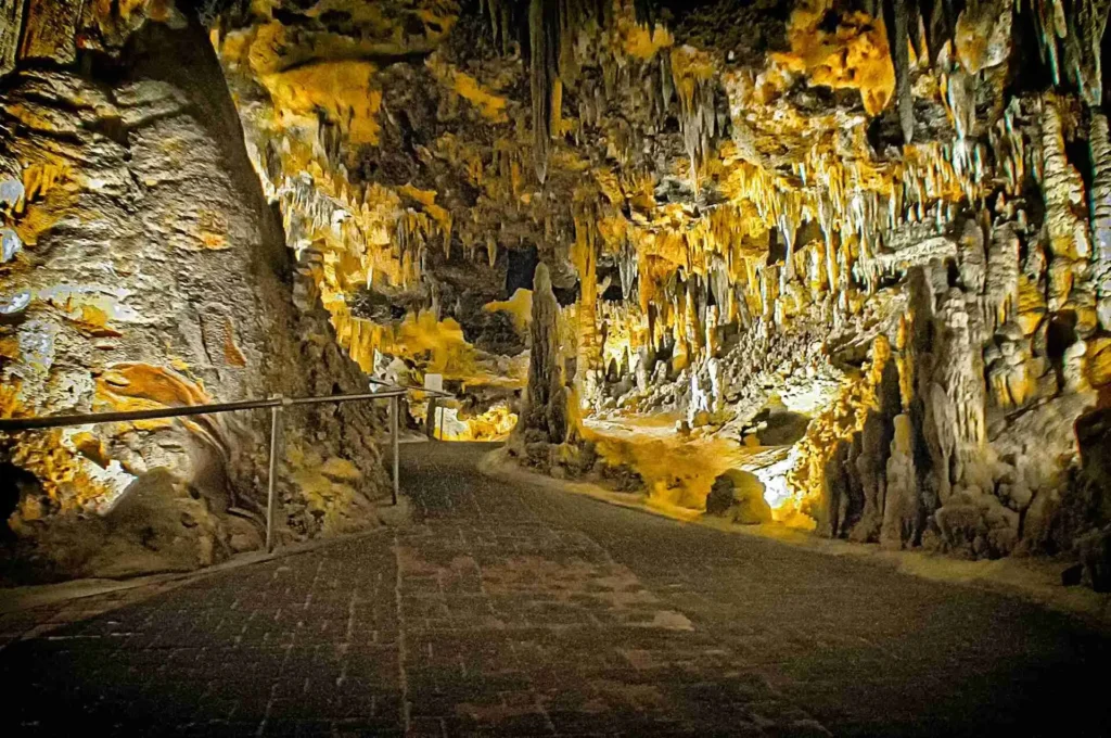 Luray Caverns and scenic Shenandoah Valley in Luray VA, one of the best small towns in Virginia