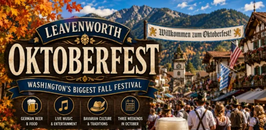 Leavenworth Oktoberfest 2026: Dates, Tickets, Events & Complete Visitor Guide Leavenworth Oktoberfest in Washington with Bavarian food, music, beer and mountain scenery